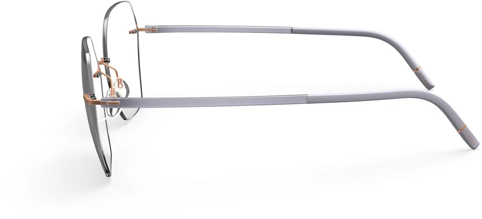 Silhouette The Wave Chassis Rimless 5567 Eyeglasses - view 60